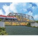 Arched Pratt Truss Railroad Bridge -- Double-Track Kit - 23 x 5 x 5-1/4′ 58.4 x 12.7 x 13.3, HO, Walthers Cornerstone 4522