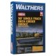 90` Single-Track Railroad Deck Girder Bridge -- Kit - 12-7/16 x 1-3/16 x 1-3/16` 31.5 x 3.0, HO, Walthers Cornerstone 4508