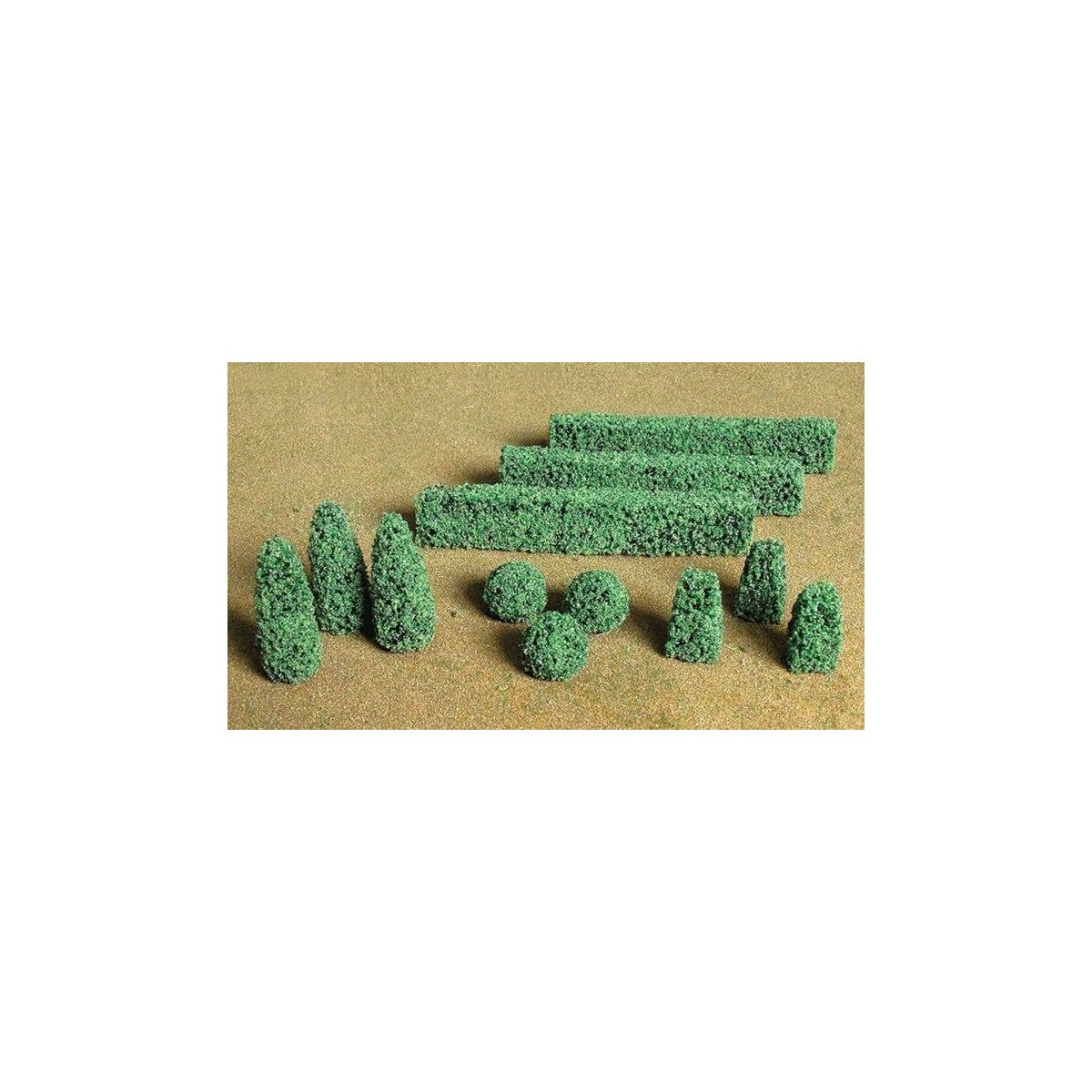 Boxwood Plants -- Assorted pkg(20), HO, Bachmann Industries 32504