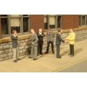 Businessmen - SceneScapes(TM) -- pkg(6), HO, Bachmann Industries 33112