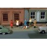 Sidewalk People - SceneScapes(TM) -- pkg(6), HO, Bachmann Industries 33117