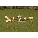 Pigs - SceneScapes(TM) -- pkg(9), HO, Bachmann Industries 33118