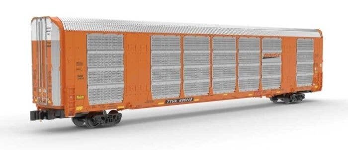 Gunderson Multi-Max Enclosed Auto Rack - Ready to Run - Master(R) -- BNSF Railway TTG, Z, Atlas Model Railroad Co. 75000028