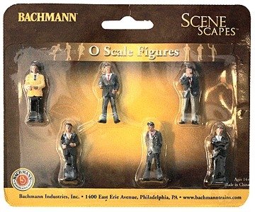 Businessmen - SceneScapes(TM) -- pkg(6), O, Bachmann Industries 33162