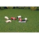 Animals -- Pigs pkg(9), O, Bachmann Industries 33168