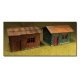 2 Wooden Cottages -- Laser-Cut Wood Kit pkg(2), HO, Bachmann Industries 39101