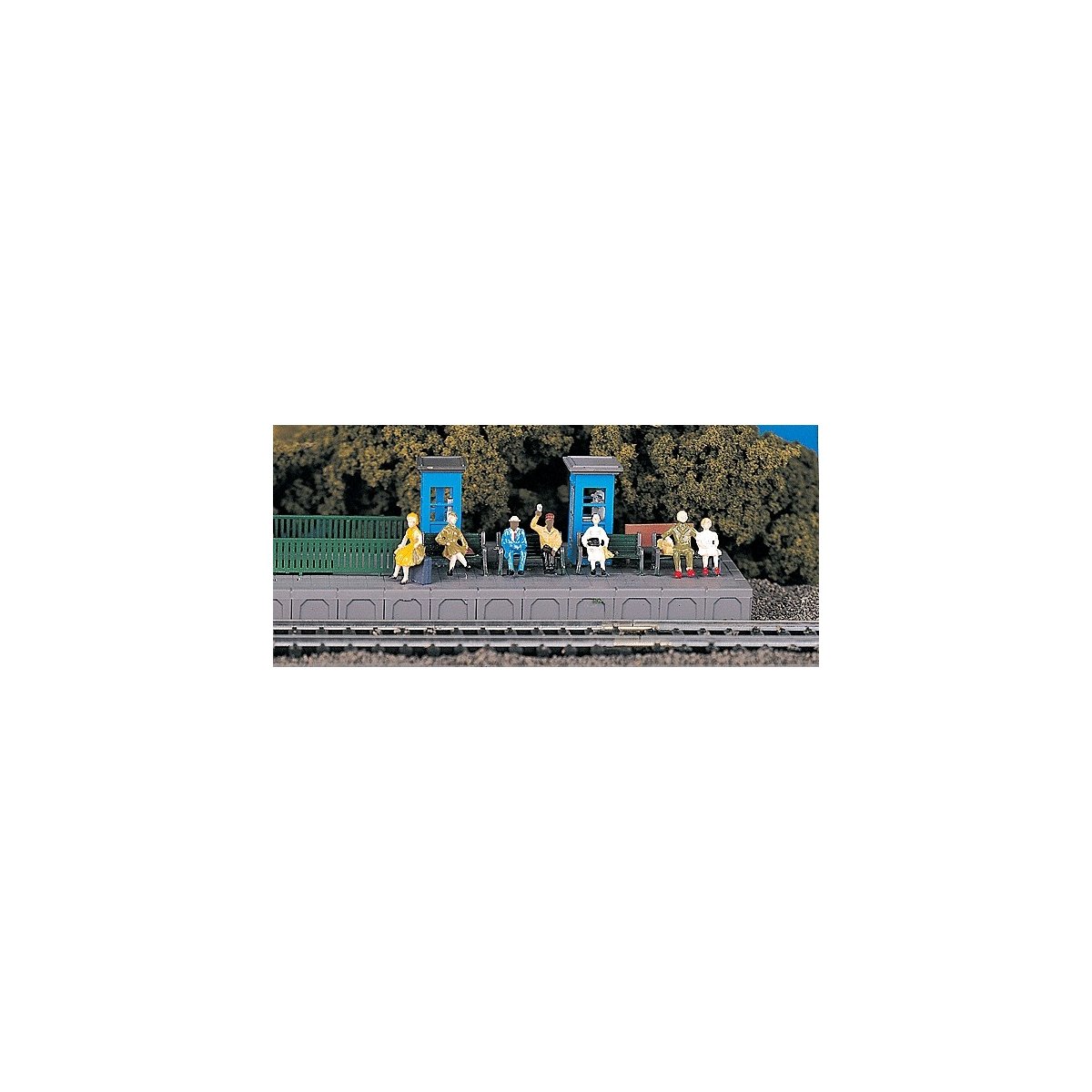 Sitting Passengers pkg(6), HO, Bachmann Industries 42342