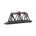 Through-Truss Bridge with Blinking Light -- With E-Z Track Straight Section, N, Bachmann Industries 44873