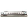 Acela Business Class Coach with Interior Lights - Ready to Run - Spectrum(R) -- Amtrak 3528 (silver, blue, red), HO, Bachmann In