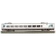 Acela Business Class Coach with Interior Lights - Ready to Run - Spectrum(R) -- Amtrak 3538 (Quiet Car, silver, blue, red), HO, 