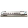 Acela Business Class Coach with Interior Lights - Ready to Run - Spectrum(R) -- Amtrak 3538 (Quiet Car, silver, blue, red), HO, 