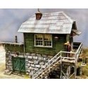Tower at Cranberry Yard -- Laser-Cut Wood and Card Kit, HO, Bar Mills LLC 272
