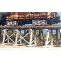 Low Boy Trestle -- Kit, HO, Bar Mills LLC 404