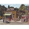 Jack`s Backyard -- Kit - 5 x 5` 12.7 x 12.7cm, HO, Bar Mills LLC 542