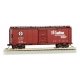 40′ Steel Boxcar - Ready to Run -- Santa Fe 140721 (Boxcar Red Map Scheme, El Capitan Slogan, HO, Bachmann Industries 16506