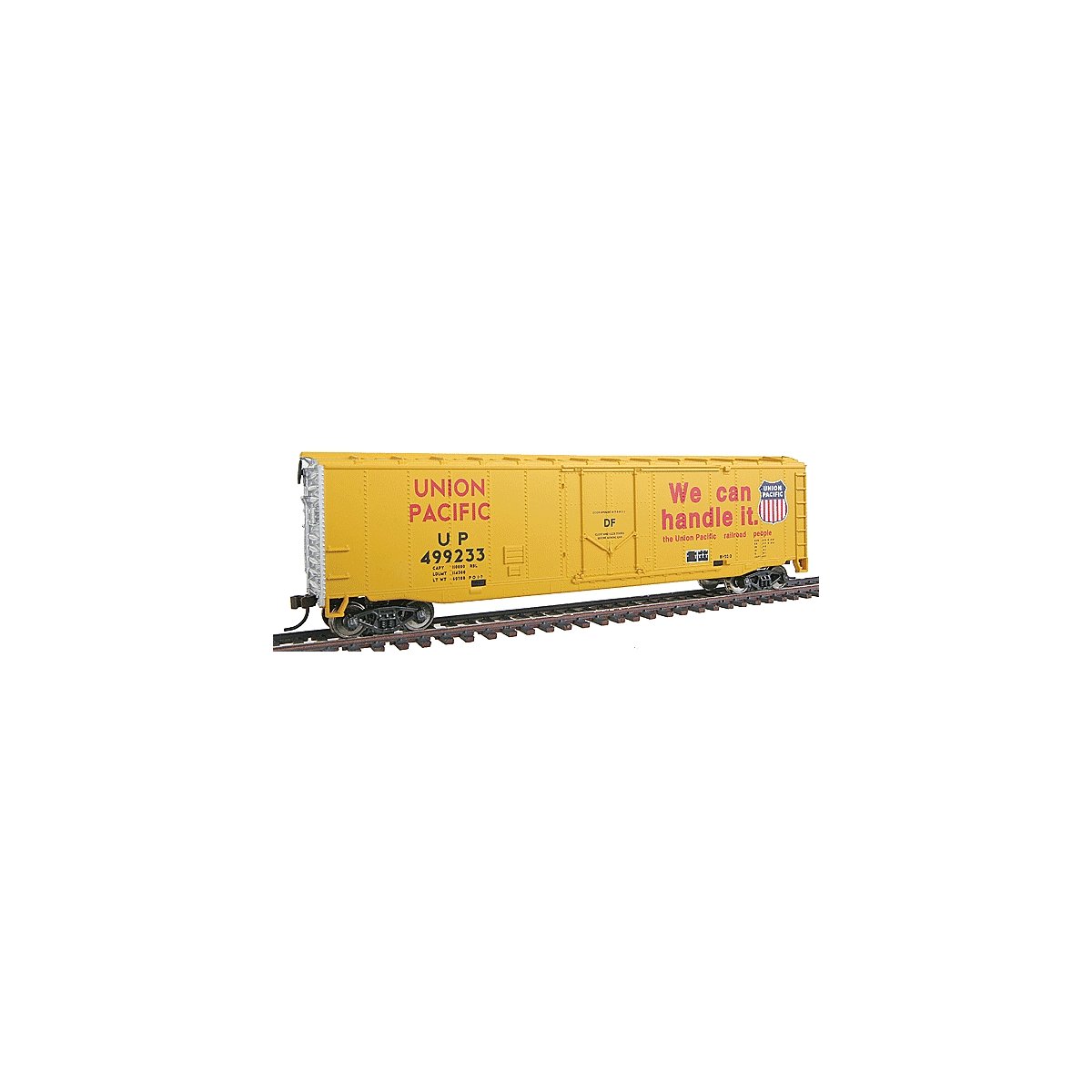 50′ Plug-Door Boxcar - Ready to Run -- Union Pacific(R), HO, WalthersTrainline 1672