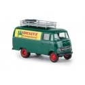 1956-1968 Mercedes-Benz L 319 Kasten Cargo Van - Assembled -- Deutz Kundendienst (green, yellow, red, German Lettering), HO, Bre