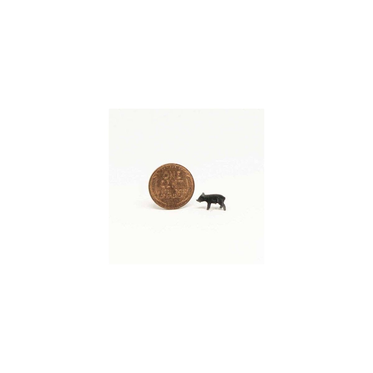 Pigs -- Assorted Colors pkg(5), HO, ALL SCALE MINIATURES 870807