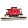 Old-Time Wood Bobber Caboose - Ready to Run -- Union Pacific 12 (Boxcar Red), N, Bachmann Industries 15751
