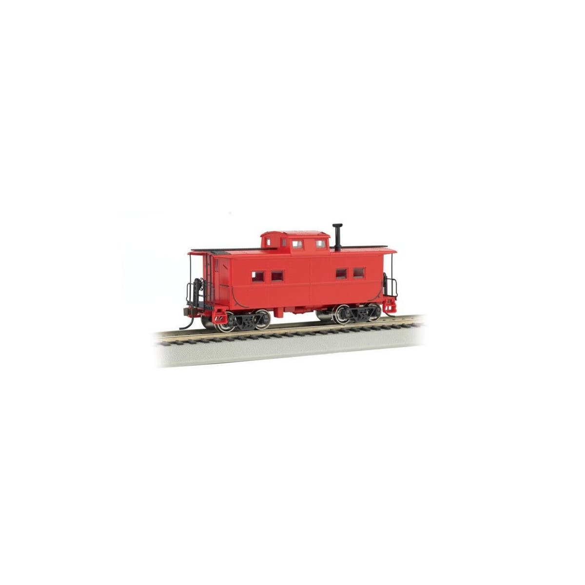 Northeast-Style Steel Cupola Caboose - Ready to Run - Silver Series(R) -- Painted, Unlettere, HO, Bachmann Industries 16806