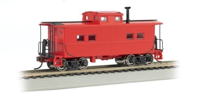 Northeast-Style Steel Cupola Caboose - Ready to Run - Silver Series(R) -- Painted, Unlettere, HO, Bachmann Industries 16806