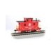 4-Wheel Wood Bobber Caboose - Ready to Run - Silver Series(R) -- Southern Railway 209 (red, , HO, Bachmann Industries 18408