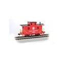 4-Wheel Wood Bobber Caboose - Ready to Run - Silver Series(R) -- Southern Railway 209 (red, , HO, Bachmann Industries 18408