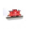 4-Wheel Wood Bobber Caboose - Ready to Run - Silver Series(R) -- Southern Railway 209 (red, , HO, Bachmann Industries 18408