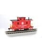 4-Wheel Wood Bobber Caboose - Ready to Run - Silver Series(R) -- Southern Railway 209 (red, , HO, Bachmann Industries 18408
