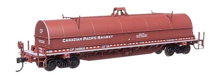 52′ NSC Type II Coil Car - Ready to Run -- Canadian Pacific 346805, HO, WalthersProto 105704