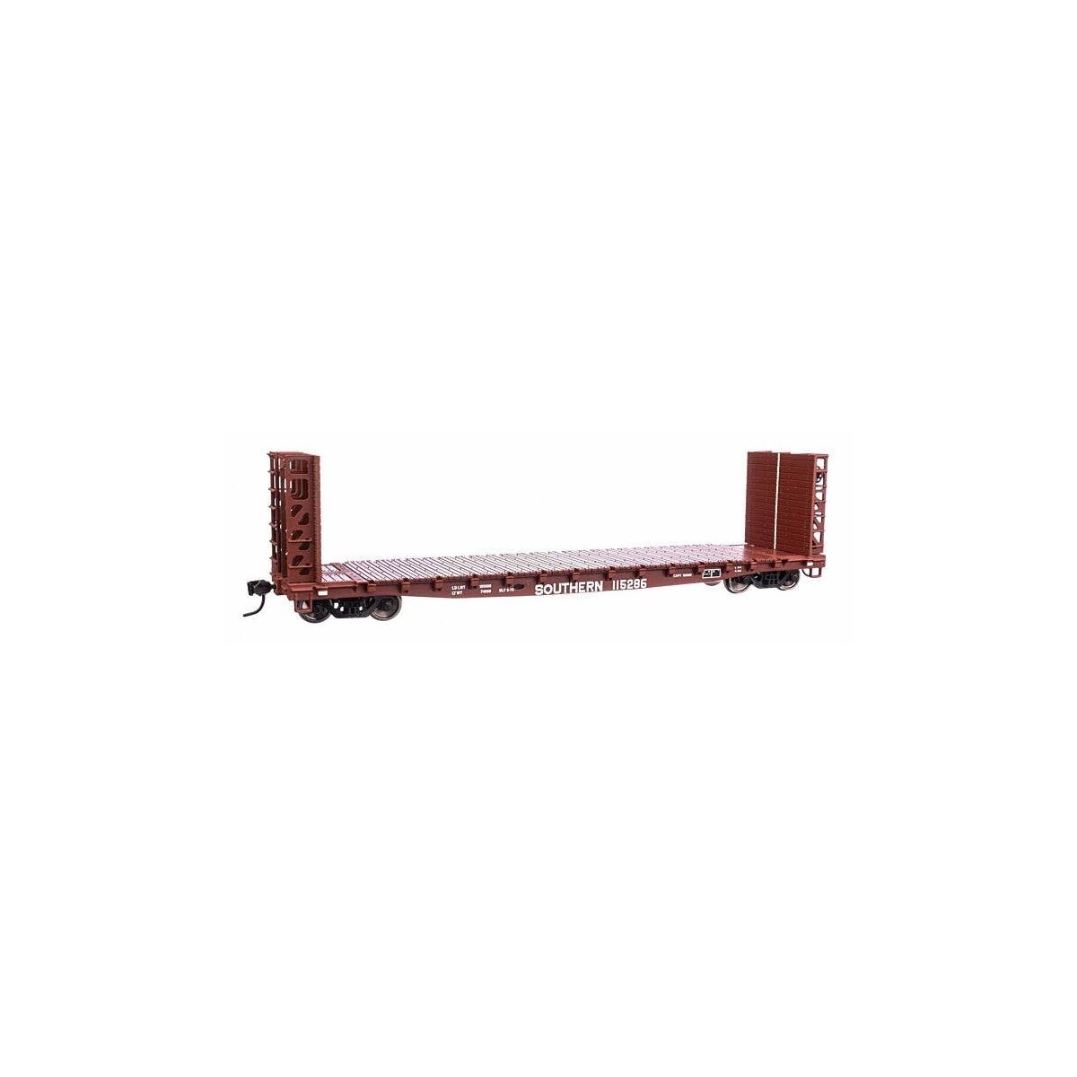 53′ GSC Bulkhead Flatcar - Ready to Run -- Southern 115286, HO, WalthersMainline 5939