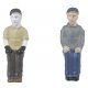 Engineer & Fireman Figure Sets (Press Fit or Glue for All BLI Engines) -- Style C & H pkg(2), HO, Broadway Limited Imports 1005