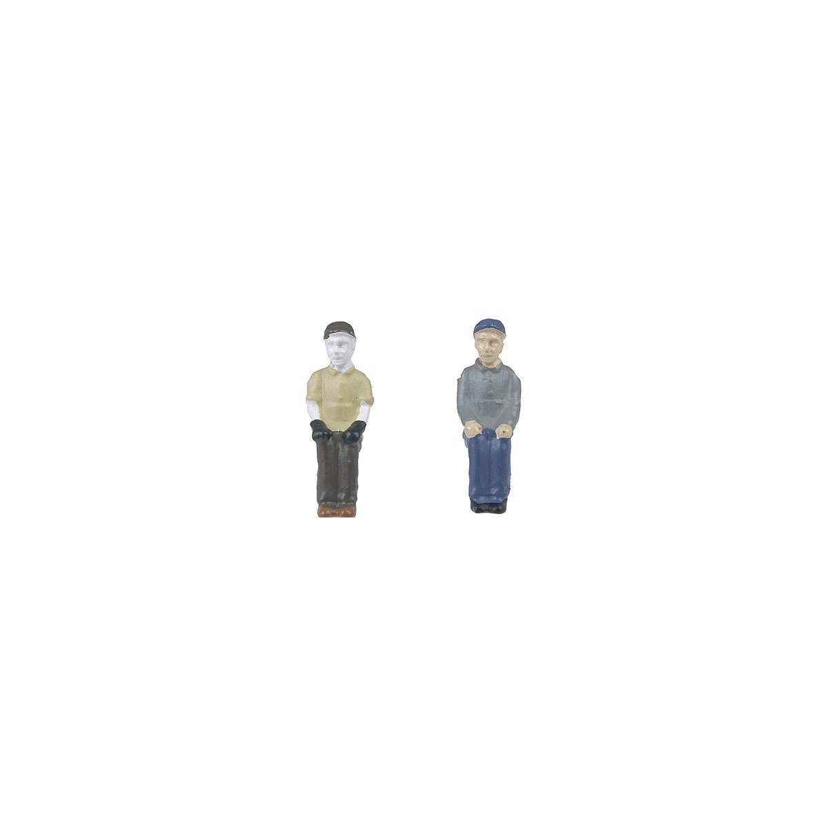 Engineer & Fireman Figure Sets (Press Fit or Glue for All BLI Engines) -- Style C & H pkg(2), HO, Broadway Limited Imports 1005