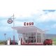 1950s ESSO Gas Station -- Kit, HO, Busch Gmbh & Co Kg 1005