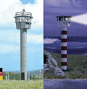 Border Guard Watchtower -- 6-5/8′ 16.5cm, HO, Busch Gmbh & Co Kg 1015