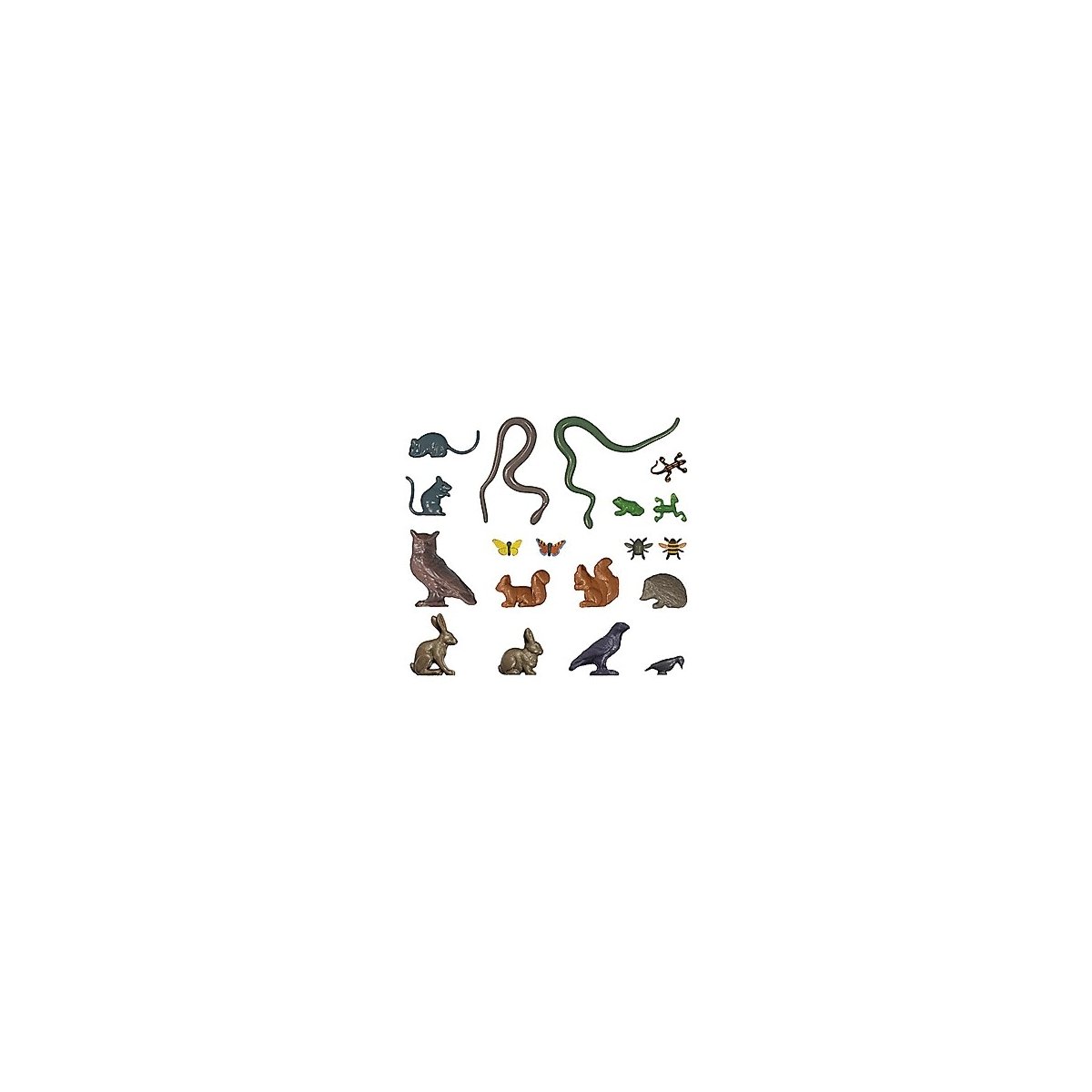 Small Animal Set -- Various Small Animals, HO, Busch Gmbh & Co Kg 1153