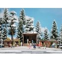 Romantic Christmas Market -- Kit, HO, Busch Gmbh & Co Kg 1183