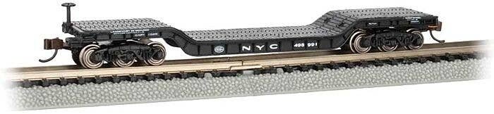 52′ Depressed-Center Flatcar - Ready to Run - Silver Series(R) -- New York Central 498991, N, Bachmann Industries 71390