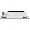 Aluminum Coal Gondola - Ready to Run -- First Union FURX 960057 (aluminum, green), HO, Trainman 20007716