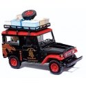1960 Toyota Land Cruiser J4 Hardtop SUV - Assembled -- Chinatown (black, red), HO, Busch Gmbh & Co Kg 43009