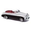 1959 Bentley Convertible - Assembled -- Top Down (silver, black), HO, Busch Gmbh & Co Kg 44451