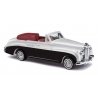 1959 Bentley Convertible - Assembled -- Top Down (silver, black), HO, Busch Gmbh & Co Kg 44451