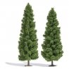Larch Trees -- 7-1/4 and 7-7/8′ 18.5 and 20cm pkg(2), HO, Busch Gmbh & Co Kg 6124