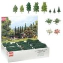 Mixed Tree Bulk Pack -- Mixed, Pine, Deciduous & Blooming pkg(204), ALL, Busch Gmbh & Co Kg 6333