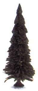 Pine Trees w/Roots Set -- Includes 2 Each 60, 90, 110 mm,3 of 75 mm and 1 of 135 mm, ALL, Busch Gmbh & Co Kg 6475