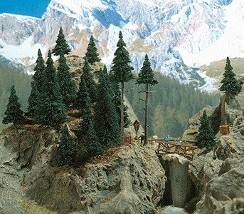 Trees -- Forest Set, HO, Busch Gmbh & Co Kg 6478