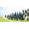 Spruce Tree Assortment -- 2 to 4-5/16′ 5 to 11cm pkg(35), HO, Busch Gmbh & Co Kg 6492