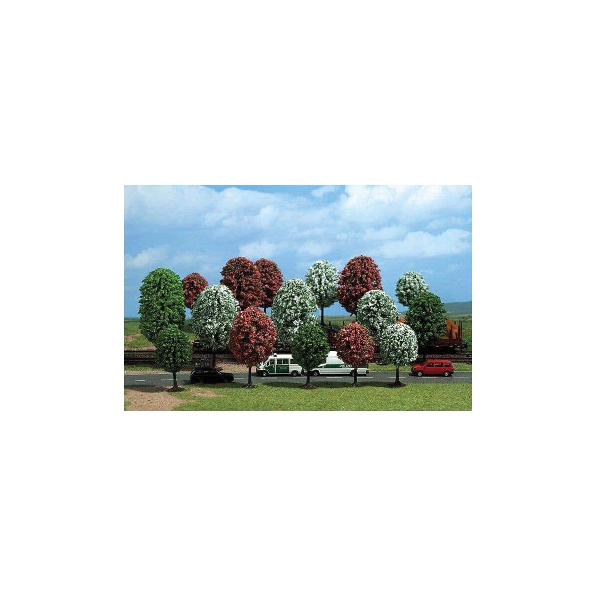 Trees -- Fruit 1-5/8 to 2-13/16′ 4-7cm Tall, N, Busch Gmbh & Co Kg 6584