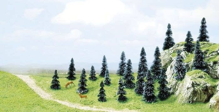 Pine Trees -- 1-3/16 to 2′ 3 to 5cm Tall pkg(20), ALL, Busch Gmbh & Co Kg 6598