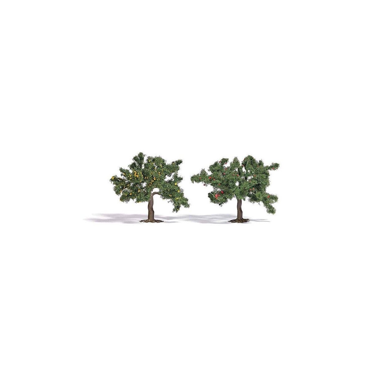 Trees with Fruit -- 2-15/16′ 7.5cm Tall pkg(2), ALL, Busch Gmbh & Co Kg 6849